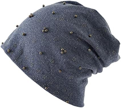 Kış Bere Şapka Erkekler Kadınlar için Polar Tıknaz Yumuşak Sıcak Şapka Soğuk Hava Rhinestones Büyük Boy hımbıl bere