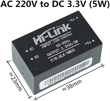 HLK - 5M05 HLK-5M03 HLK-5M12 5 W AC-DC 220 V için 12 V/5 V/3.3 V Buck Adım Aşağı Güç Kaynağı Modülü Dönüştürücü Akıllı