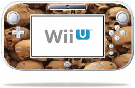 MightySkins Cilt ile Uyumlu Nintendo Wii U Gamepad Denetleyici wrap Sticker Skins Kafatası Kazık