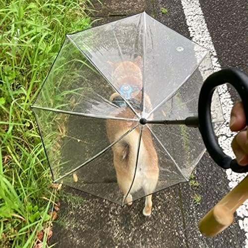 Zevk Pet Şemsiye Tasma Yağmur Geçirmez Kar Geçirmez Yürüyüş Köpek Tasma Ayarlanabilir Sapanlar Şemsiye Küçük Köpekler