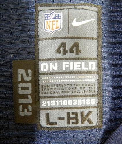 2013 Dallas Cowboys Andrew Gachkar 52 Oyunu Donanma Forması Yayınladı 44 DP16998-İmzasız NFL Oyunu Kullanılmış Formalar