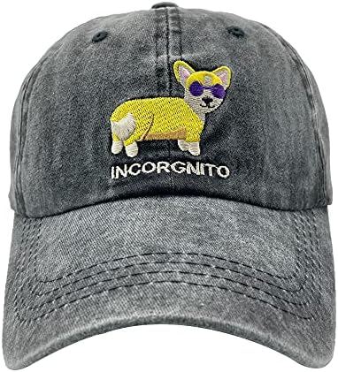 NVJUI JUFOPL kadın Sevimli Köpek Anne At Kuyruğu Beyzbol Şapkası İşlemeli Vintage Baba Şapka