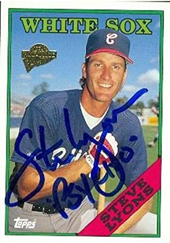 İmza Deposu 586221 Steve Lyons İmzalı Beyzbol Kartı-Chicago White Sox 2003 Topps Tüm Zamanların Hayran Favorileri-No.