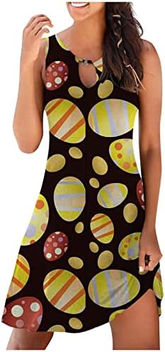 Günlük elbiseler Kadınlar için Yaz Kısa Kollu Mini Sundress Dantel V Yaka Bir Çizgi Shift Elbise Kelebek Baskı Plaj