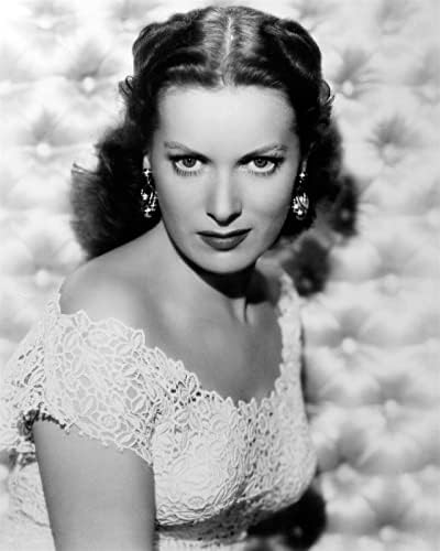 Maureen o'hara güzel 1940'lar dönemi glamour portre beyaz dantel elbise 8x10 fotoğraf