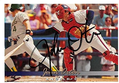 İmza Deposu 623137 John Orton İmzalı Beyzbol Kartı-California Angels-1993 Üst Güverte No. 317