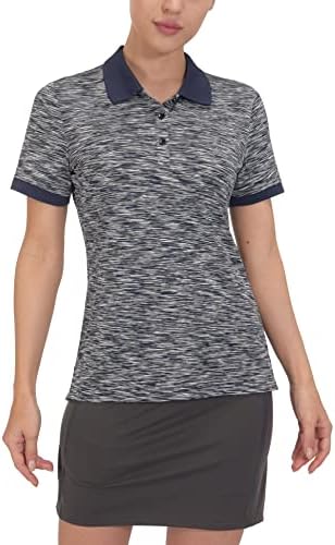 Dasawamedh kadın Hızlı Kuru Golf Gömlek Kısa ve Uzun Kollu POLO GÖMLEK Streç UV Koruma spor tişört