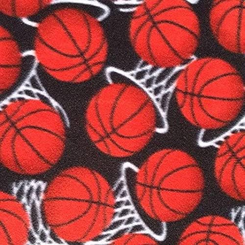 Pico Tekstil Basketbol Çemberler Allover Polar Kumaş - 4 Metre Cıvata Tarzı PT1026