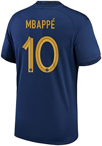 Vlecks Sports Mbappe 10 Fransa Ev Futbol Forması Oyuncu Versiyonu Slim Fit 2022/23