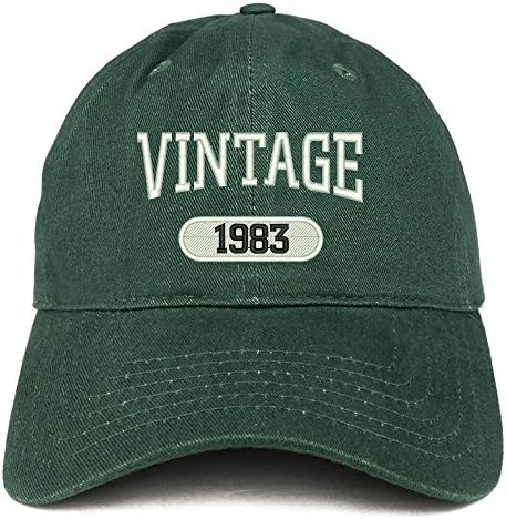 Trendy Giyim Mağazası Vintage 1983 İşlemeli 40. Doğum Günü Rahat Oturan Pamuklu Şapka