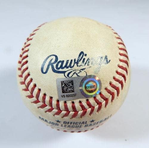 2021 Washington Nationals Rockies Oyunu Kullanılmış Beyzbol Josiah Gray Brendan Rodgers-Oyun Kullanılmış Beyzbol Topları
