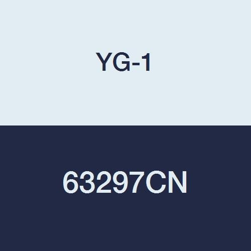 YG-1 63297CN HSSCo8 Kaba Freze, 3 Flüt, Saplama Uzunluğu, Kaba Adım, Merkez Kesme, Kalay Kaplama, 2-1/16 Uzunluk,