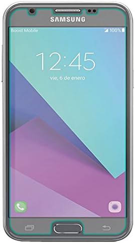 Bay Kalkan [3'LÜ PAKET] Samsung Galaxy J3 Emerge için Tasarlandı [Temperli Cam] Ekran Koruyucu [0.3 mm Ultra İnce