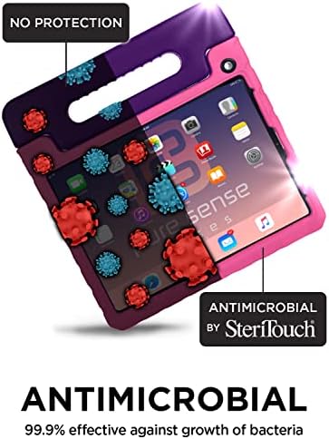 Saf Sense Buddy Antimikrobiyal Çocuklar için 2020/2018 iPad Pro 11 inç (1., 2. Nesil) | Sağlam Kılıf Standı, Tutamak,