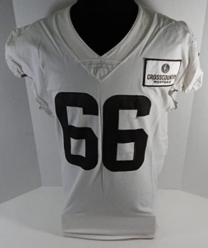 2020 Cleveland Browns James Hudson III 66 Oyun Kullanılmış Beyaz Antrenman Forması 48 2-İmzasız NFL Oyun Kullanılmış