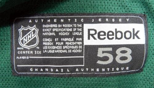 New York Rangers Oyunu Kullanılmış Yeşil Antrenman Forması Reebok NHL 58 DP31312 - Oyun Kullanılmış NHL Formaları