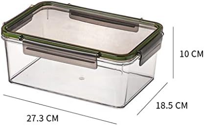 SLNFXC Buzdolabı saklama kutusu Taze Sebze ve Meyve Saklama Kabı Sepeti kapaklı saklama kutusu (Renk : D, Boyut: 27.3