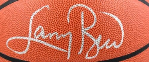 Larry Bird Kevin McHale Robert Parish NBA Wilson Basketbolunu İmzaladı-BeckettW Sanal İmzalı Basketbol Topları
