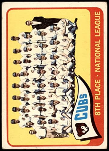 1965 Topps 91 Cubs Takımı Chicago Cubs (Beyzbol Kartı) İYİ Yavrular