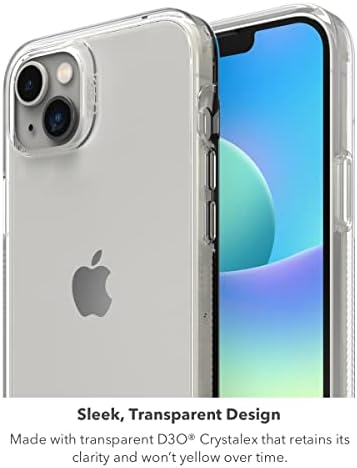Gear4 ZAGG Crystal Palace Snap Kılıfı-Şeffaf iPhone Kılıfı, D30 Düşme Koruması (13ft/4m), Sararma Önleyici Özellikler,