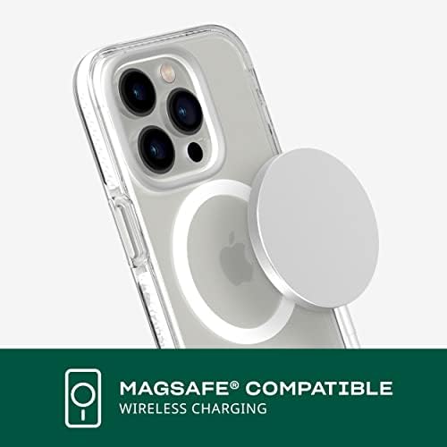MagSafe® ile Uyumlu tech21 iPhone 14 Pro Evo Crystal-16ft FlexShock Çoklu Düşme Korumalı Şok Emici ve Çizilmeye Karşı