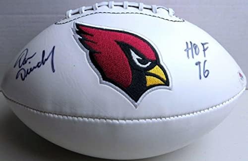 Dan Dierdorf İmzalı Futbol Arizona Cardinals HOF 76 PSA W76728 - İmzalı Futbol Topları İmzaladı