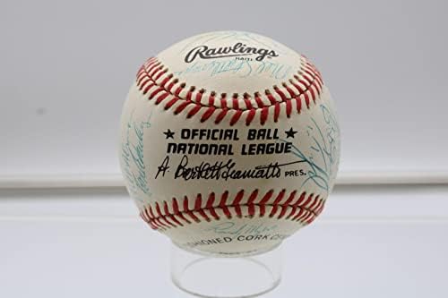 1987 New York Mets Takımı Onl Beyzbol Giamatti İmzasını İmzaladı Jsa Loa Jz2339 - İmzalı Beyzbol Topları