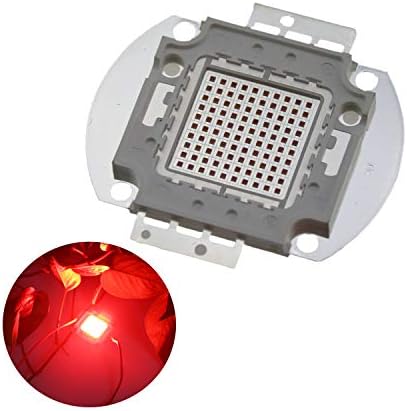 Odlamp Süper Parlak Yüksek Güç LED Çip 100 W SMD cob lambası Kırmızı 620-625nm DC 20-22 V Verici Bileşenleri Diyot