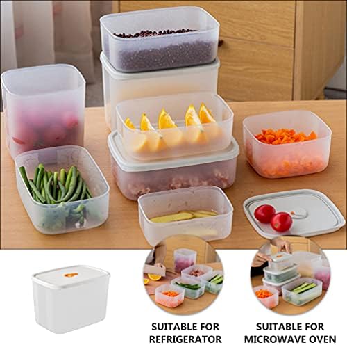 VORCOOL Gıda Saklama Kabı Plastik Buzdolabı Gıda saklama kutusu yemek kabı Buzdolabı Dondurucu Organizatör Gıda Meyve