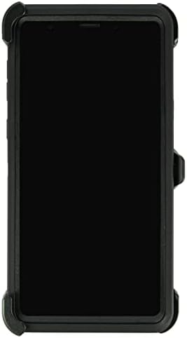 Galaxy Note 9 için WallSkiN Kılıfı (6.4) Ağır Hizmet Tipi Tam Vücut Askeri Sınıf Düşme Koruması Taşıma Kapağı Tutucu