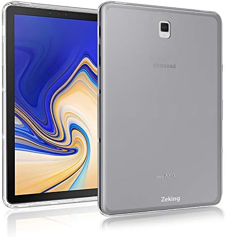 Galaxy Tab S4 için Zeking (10.5 inç) T835 T830 Durumda, Ultra İnce İnce Çizilmez TPU Kauçuk Yumuşak Cilt Silikon Premium