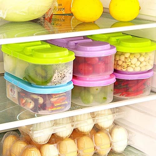 Kapaklı Buzdolabı İstiflenebilir Saklama Kutuları, Buzdolabı, Derin Dondurucu, Mutfak Dolabı, Kiler Organizasyonu