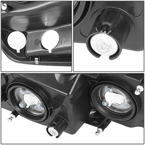 99-04 Jeep Grand Cherokee WJ ile uyumlu Füme Lens Amber Yan Lens Farlar / Lambalar + 9006 LED Dönüşüm Kiti W/Fan