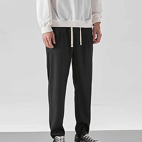 Bmısegm Erkek Kurulu Şort Mayo Rahat erkek Pantolon Elastik Bel Rahat Sweatpants Gevşek Düz Düz Koşu Köpük