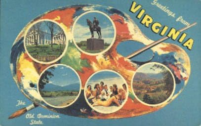 Virginia Kartpostalından selamlar