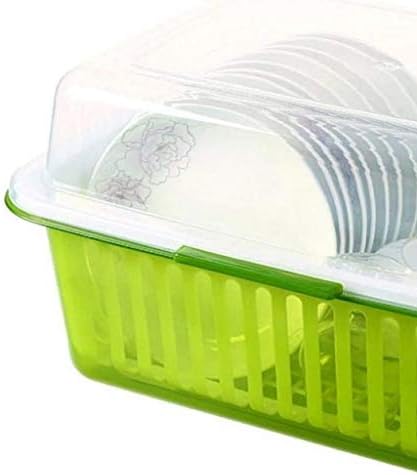 SDGH Yeşil Kase Raf-Mutfak Depolama Raf Çatal saklama kutusu Plastik Taşınabilir Çatal Dolabı